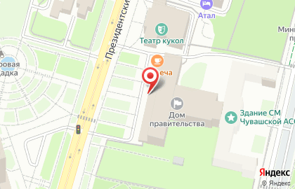 Министерство строительства, архитектуры и жилищно-коммунального хозяйства Чувашской Республики на карте
