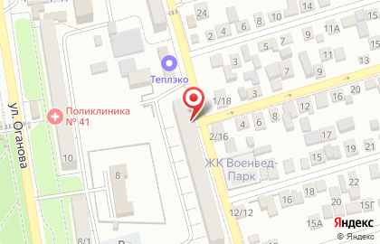 Магазин Хозяюшка в Авиамоторном переулке на карте