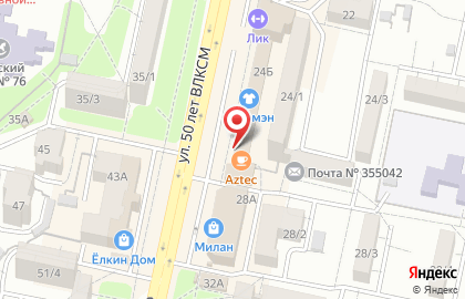 Киберспортивный клуб True Gamers на улице 50 лет ВЛКСМ на карте