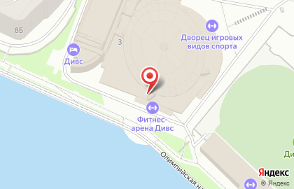 ДИВС Фитнес Арена на карте