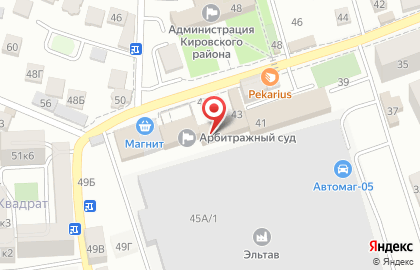 Кировский районный суд г. Махачкалы на карте