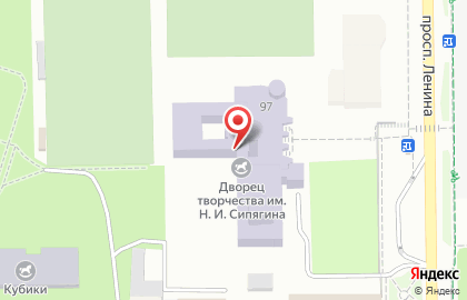 Новороссийская киностудия на проспекте Ленина на карте