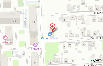 Автомойка У космопорта на карте