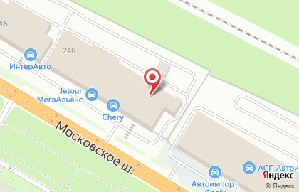 Точки распространения журнала SHOP & GO на Московском шоссе на карте