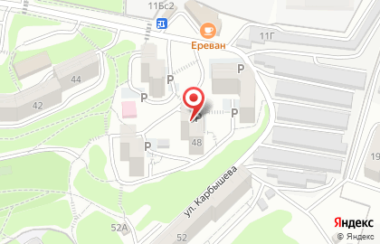 Салон красоты Блюз в Первореченском районе на карте