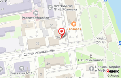 Территориальное управление Федеральной службы финансово-бюджетного надзора в Тамбовской области на карте