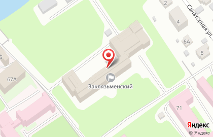 Заклязьменский на карте