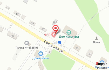 Центр общей врачебной практики на Советской улице на карте