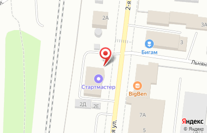 Яндекс такси в Костроме на карте