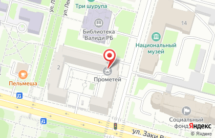 Подростковый клуб Прометей в Кировском районе на карте