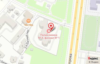 Городская поликлиника Брянская городская поликлиника №4 на проспекте Станке Димитрова на карте