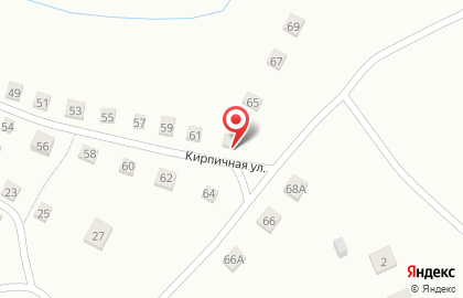 Продуктовый магазин Берёзка на Кирпичной улице на карте