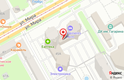Западно-Уральский банк на улице Мира, 45 на карте