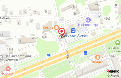 Городская лапшичная Нихао во Владивостоке на карте