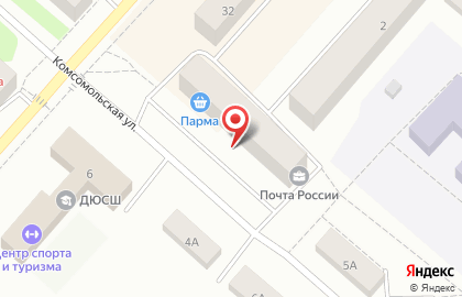 Салон-парикмахерская Новый стиль на Комсомольской на карте