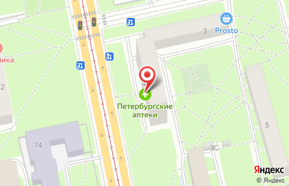 Петербургские аптеки в Санкт-Петербурге на карте