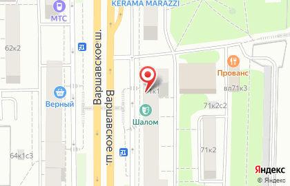 Государственная публичная научно-техническая библиотека России на метро Варшавская на карте