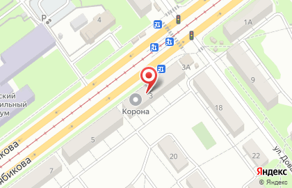 ООО Корона на улице Рябикова на карте