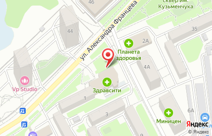 Профессиональный магазин разливных напитков Профессиональные магазины разливных напитков Бирлин на улице Андрея Кушнира на карте