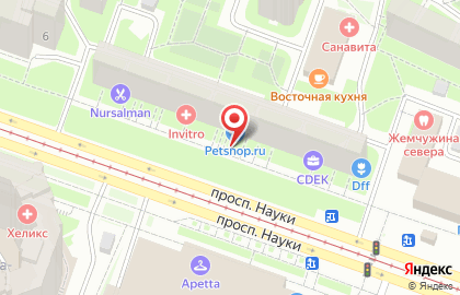 Лоцман на проспекте Науки на карте
