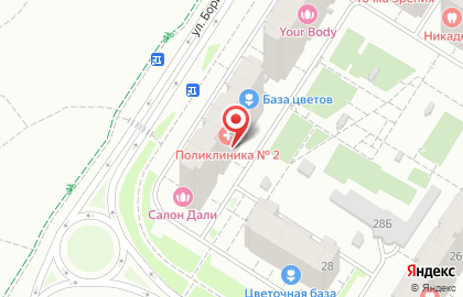 Теллура на улице Борисовка на карте