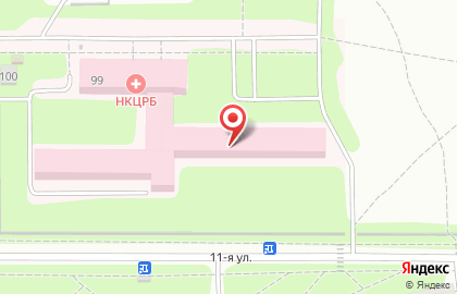 Новосибирская клиническая центральная районная больница в Краснообске на карте