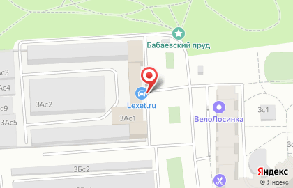 Магазин автозапчастей Lexet.ru на карте