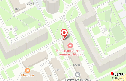 Магазин фруктов и овощей на Купчинской, 32 к2 на карте