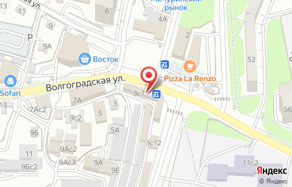 Магазин хлебобулочных изделий в Первореченском районе на карте