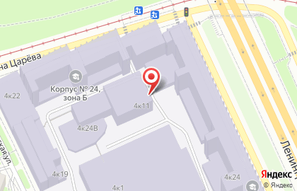 Московский авиационный институт на Волоколамском шоссе, 4 к 11 на карте