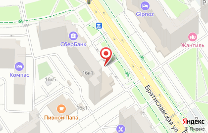 Заубер Банк в Москве на карте