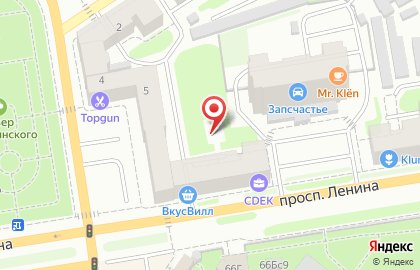 ОАО Альянс на проспекте Ленина на карте