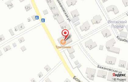Ресторан и банкетный зал TRITONIA   на карте