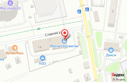 Магазин цветов во Владимире на карте