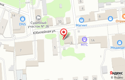 Птица на Юбилейной улице на карте