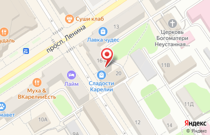 Массажный кабинет на улице Дзержинского на карте
