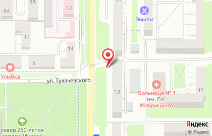 Универсальный магазин Варвара на улице Романенко на карте
