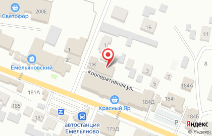 Магазин мебели в Красноярске на карте