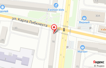 Салон цветов Вербена на улице Павла Зыкина на карте
