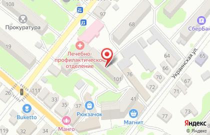 Упразем, МУП на карте