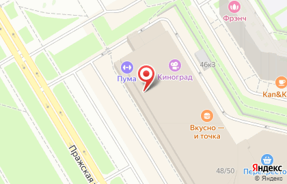 Магазин ортопедических матрасов и товаров для сна Askona на Пражской улице на карте