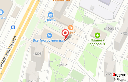 Кондитерская в Москве на карте