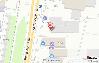 Магазин автотоваров Юмал-авто на Ростовском Шоссе на карте