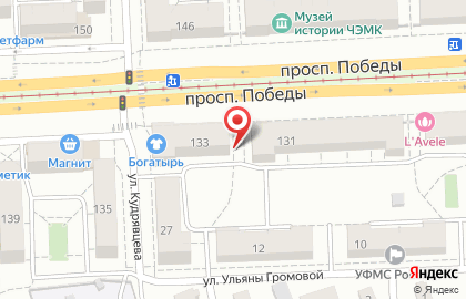 Магазин разливного пива в Челябинске на карте