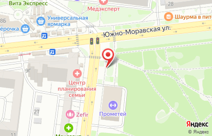 ТЕТ-А-ТЕТ на улице Космонавта Комарова на карте