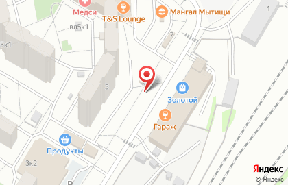 Киоск по продаже фруктов и овощей, г. Мытищи на Станционной улице на карте