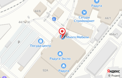 Салон мебели Мебель Поволжья в Калининском районе на карте