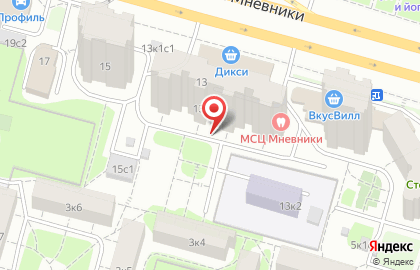 Акушер-гинеколог Зданевич Марина Викторовна на улице Мнёвники на карте