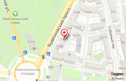 Районный совет ветеранов войны, труда, вооруженных сил и правоохранительных органов на Буденновском проспекте на карте