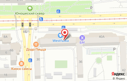 Банкомат АК БайкалБанк на Ключевской улице, 40 на карте
